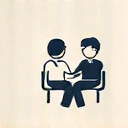 Icona di una persona che parla con un professionista della nutrizione